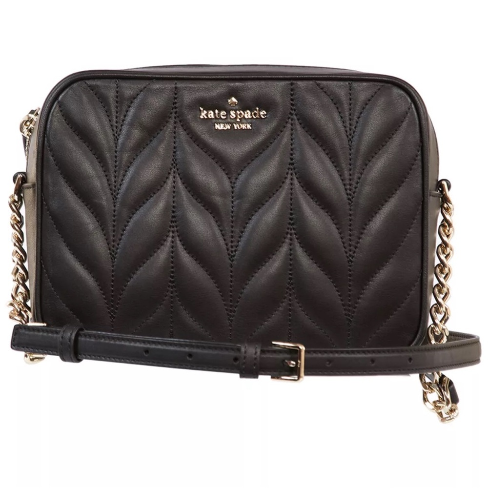 Kate Spade Black Quilted Crossbody Bag